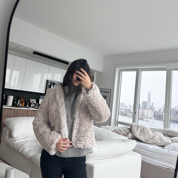 Jackets & Blazers - Furry cream / beige jacket